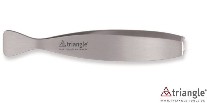 פינצטה  נירוסטה לדגים אלכסוני מקצועית 13 ס"מ Triangle