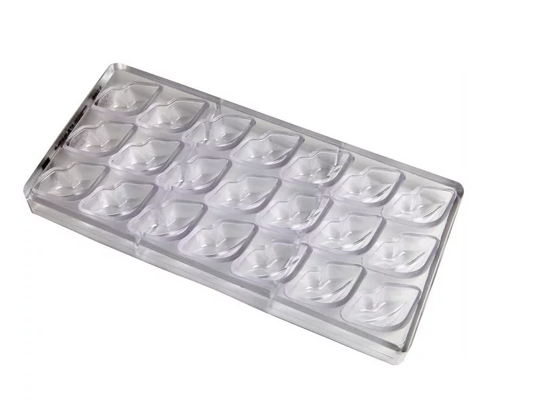 תבנית שוקולד שפתיים פוליק' 21 שקעים CW1296 chocolate world