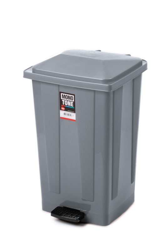 פח דוושה/פדל 48 ליטר מוכסף 42/37.5/63 ס"מ