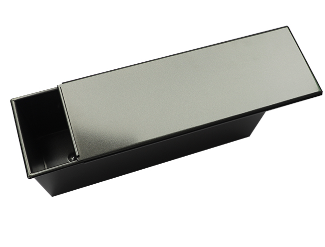 תבנית לחם קסטן  32/10.5/10.5 ס"מ מלבנית+מכסה ציפוי נון סטיק