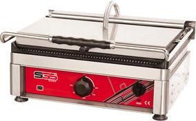 "נטו" - טוסטר לחיצה בודד 27/45 ס"מ למטה חלק למעלה פסים  SGS "נטו"