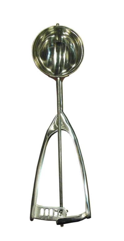 כף גלידה קפיץ נירוסטה קוטר 67 מ"מ תכולה 90ML