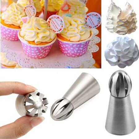 צנטר לקצפת – בלון חריצים רחבים מסולסלים (NO.108)