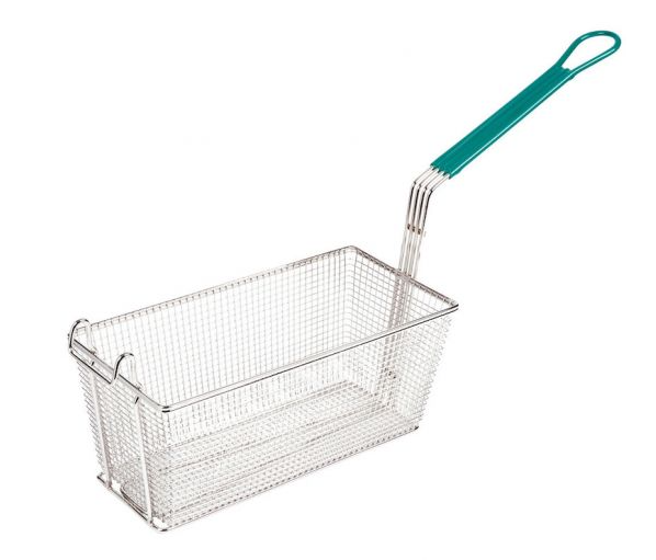 סל טיגון/רשת צ'יפסר / ציפסר 33.5/16.5/15 ס"מ ידית ירוק