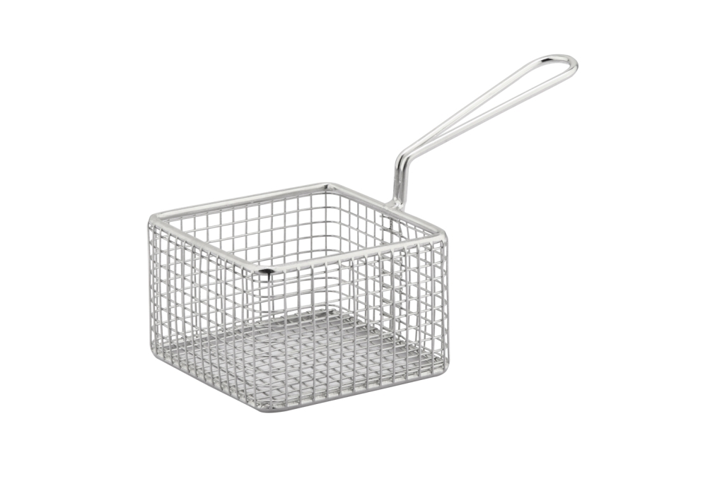 סל מרובע 9.5/9.5 ס"מ מיניטורי להגשת צ'יפס  MCWW-1010