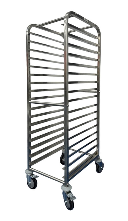 "נטו"- עגלה 17 ( 18 ) מסלולים למגש 60/40 פתיחה 41 ס"מ ECONOMY BOLTED PATENT H-D פטנט 261865 "נטו"