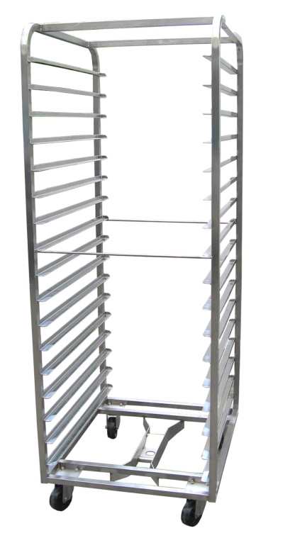 עגלה 17 מסלולים למגש 60/80 לתנור  גלגליי חום גבוה "נטו"