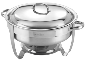 שפינג דיש  עגול 5 ליטר נירוסטה