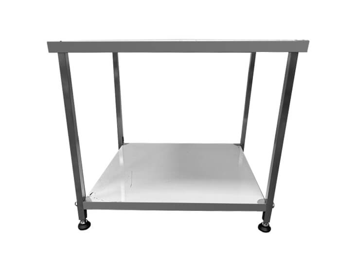 מעמד/סטנד/שולחן נירוסטה אוניברסלי 95/75  ג-75 ס"מ + מדף תחתון table פטנט 261865 bolted patent