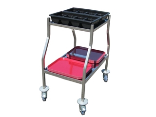 עגלה סכום ומגשים 2 קומות (מידות 55/48 ג-85 )