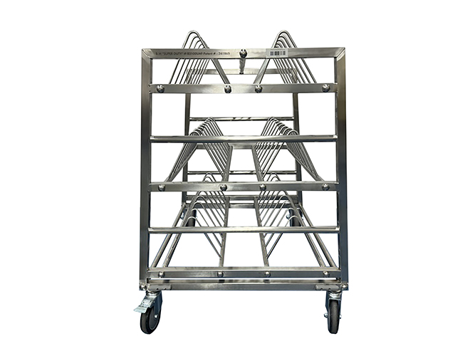 עגלה נירוסטה לייבוש צלחות בעמידה 3 קומות 261856 PATENT לצלחות 22.5-32 ס"מ WT26