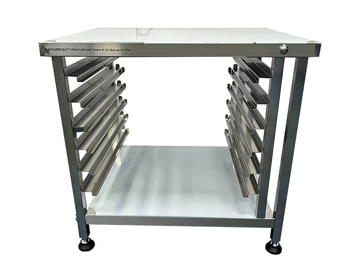 מעמד/סטנד קומבי אוניברסלי EKF 416/413-3 מסלולים למגש 1/1 ו/או 60/40 מידות 78/66.5 גובה 85 ס"מ