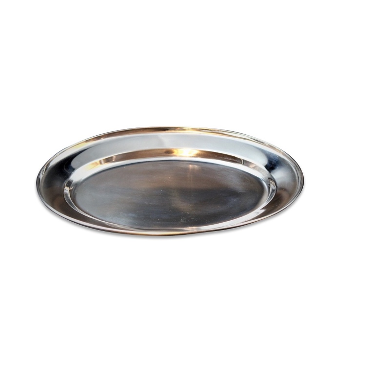 פלטה/מגש נירוסטה אובלי סופר 20 ס"מ(תואם 19000901)