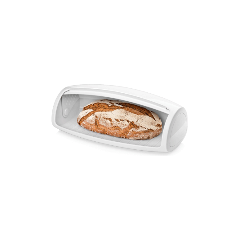 ארגז לחם לבן 42/26 ס"מ מכסה רול טופ Tescoma