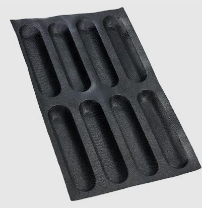 תבנית פייבר סיליקון 60/40 ס"מ מחורר 8 שקעים אובל מאורך MAE