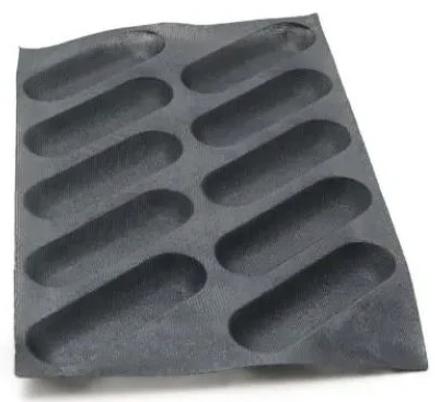 תבנית פייבר 60/40 ס"מ 10 שקעים אובל מאורך אלכסנון  MEA  Fibermae