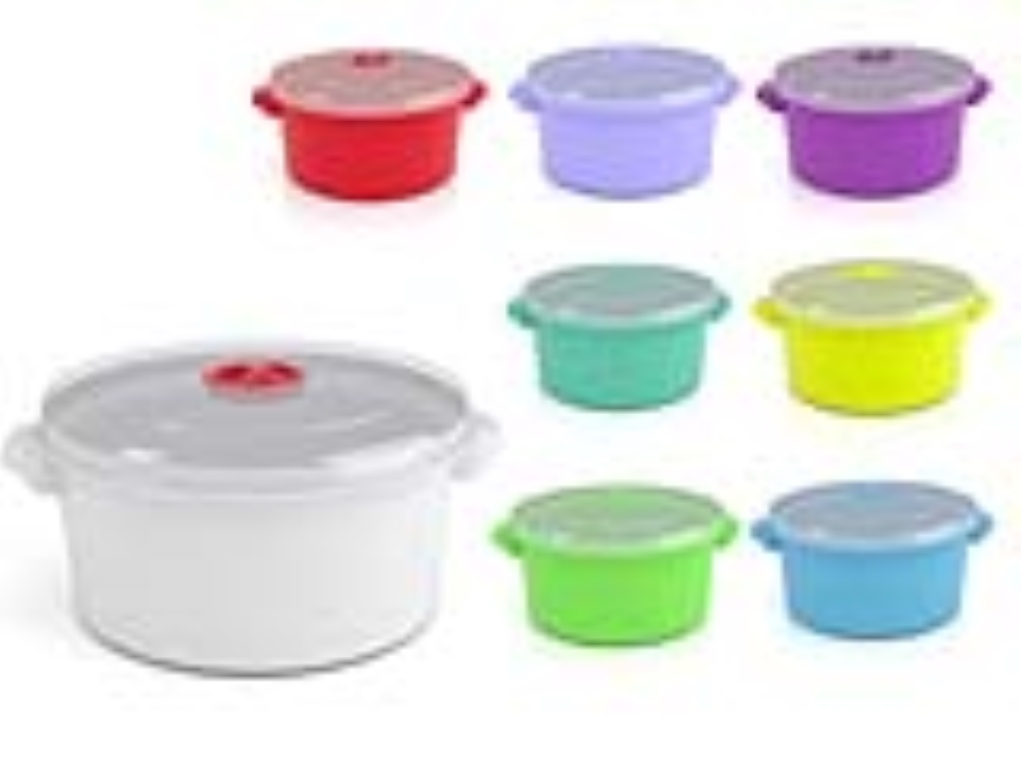 סיר מיקרוגל 3 ליטר Tama מגיע צבעים(מסופק גוון מהמלאי,לא ניתן לבחור גוון)יכול להגיע מקושט בפסים/אחר