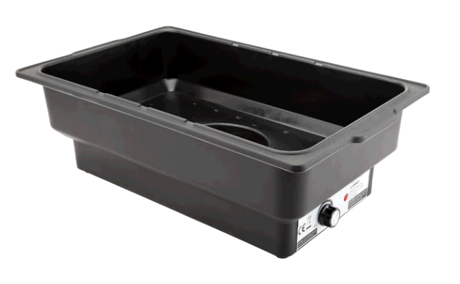 אמבטיית מים חשמלית פלסטיק 1/1 760-900W(שפינג דיש חשמלי)