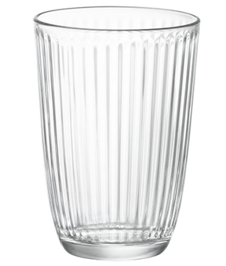 כוס לונג זכוכית פסים BORMIOLI LINE ACQUA 39CL