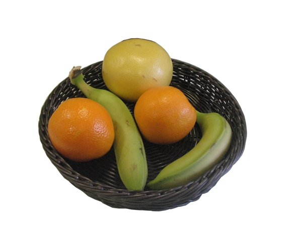 סלסלה ללחם צילינדר עגול מחוזקת דמויי קש חום כהה עגול 20 ס"מ  BD19X10-508