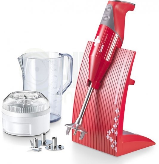 "נטו" - בלנדר מוט במיקס סוויסליין אדום BAMIX "נטו"