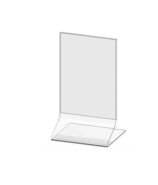 מעמד לתפריט אקרילי 17/10 ס"מ