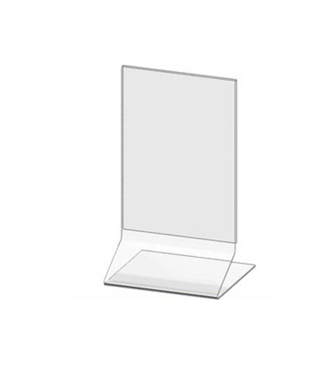 מעמד לתפריט אקרילי 12.5/15 ס"מ