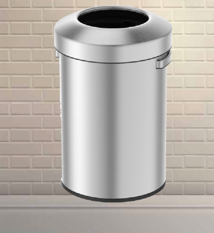 פח נירוסטה 90 ליטר ראש מעוגל  פתח עליון מהודר EKO HD