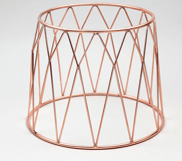 סטנד/מעמד עגול קוני נחושת 25 ס"מ גובה 20 ס"מ(921108rc)