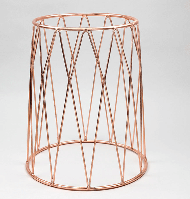 סטנד/מעמד עגול קוני נחושת 25 ס"מ גובה 30 ס"מ(921112rc)