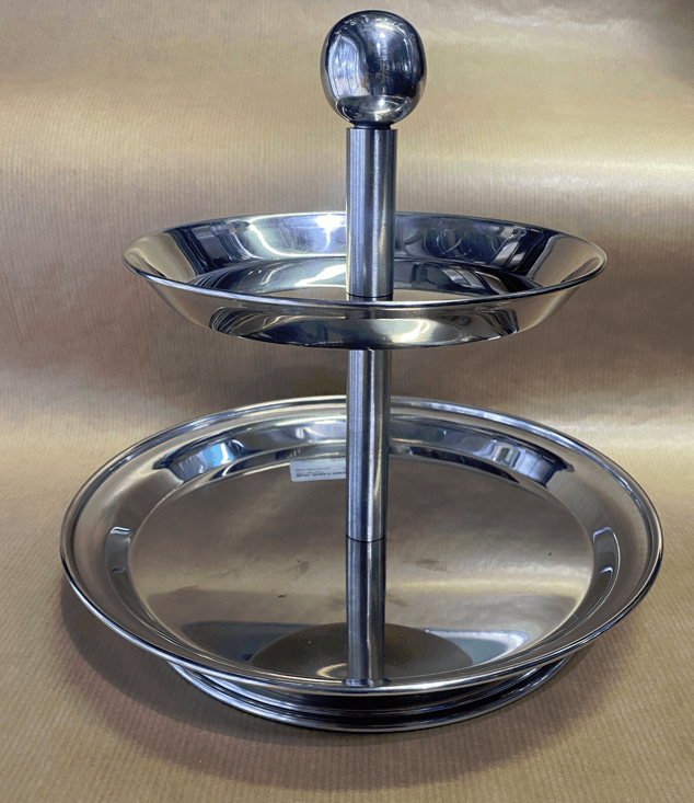 מעמד הגשה נירוסטה 2 קומות  חדש "ארק"