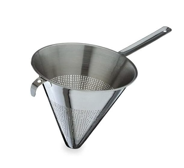 מסננת קונוס 26 ס"מ ידית אחיזה +וו תפיסה נירוסטה 4L