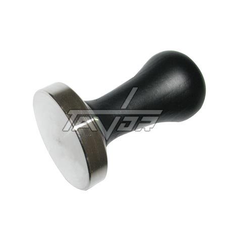 דוחסן קפה 58 מ"מ עם ידית מעץ בצבע שחור מהודר איטלקי