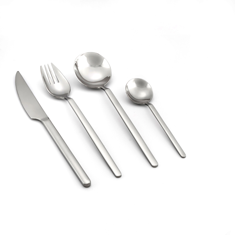 מערכת סכו"ם 24 חלקים מיכל