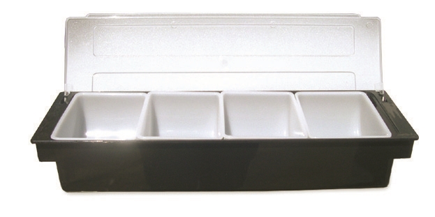 דיספנסר לבר 4 תאים שחור שקוף