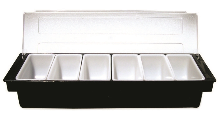 דיספנסר לבר 6 תאים שחור שקוף