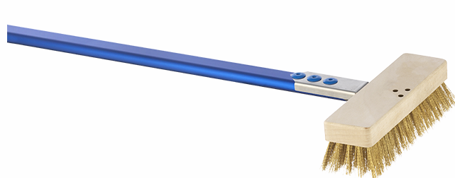 מברשת לתנור/טאבון פיצה סיבי פליז ידית 60 ס"מ GIMETAL