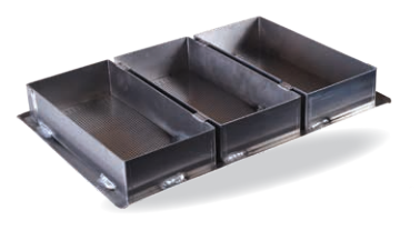 תבנית/מגש לחם "ארומה" 40/60 ס"מ חלוקה ל 3 תאים