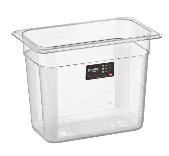 תבנית גסטרונום פוליקרבנוט  1/4-200 BORA 4.5L