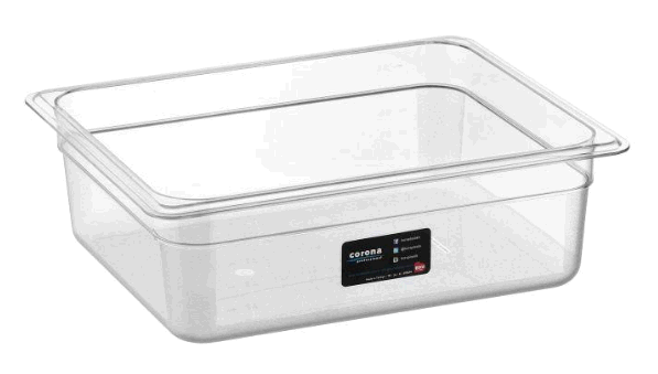 תבנית גסטרונום פוליקרבנוט  1/2-100 BORA 5L