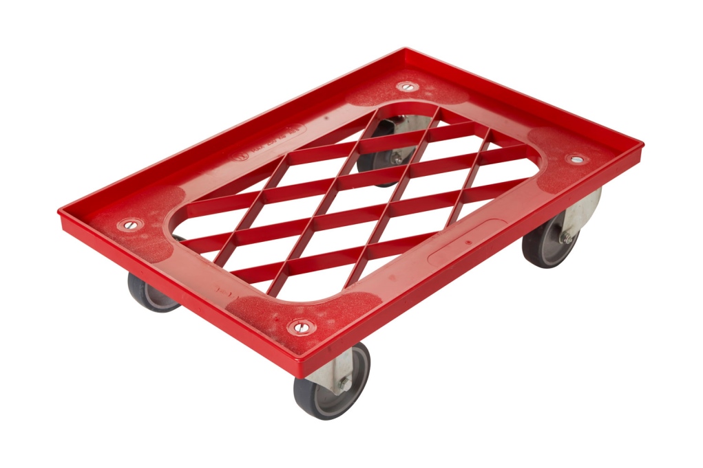 עגלה לארגזי התפחה/ בצק 60/40 אדום