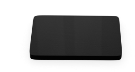 לוח/קרש חיתוך למזון שחור 60/40/2 ס"מ "תמה"