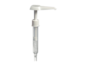 משאבה פלסטי לבן לקופסאות אקונומי