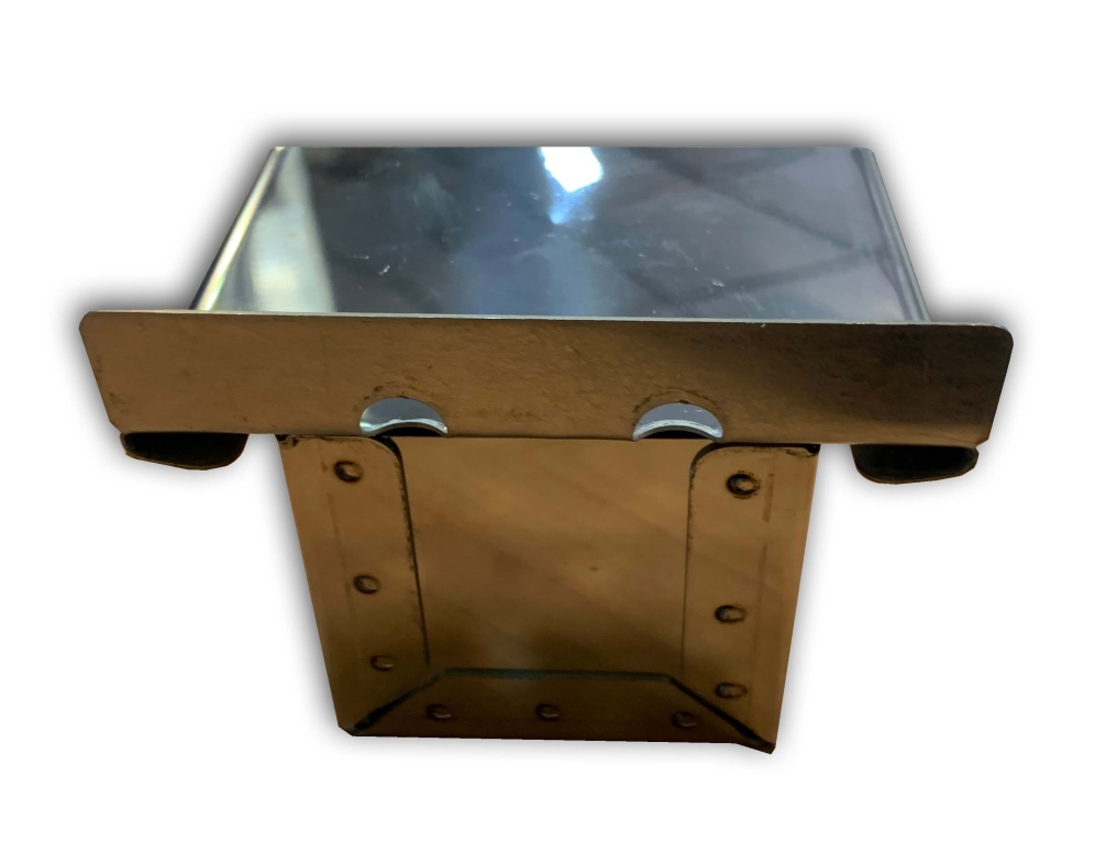 תבנית לחם נירוסטה מיני קסטן צילינדר 6 ס"מ צד פתוח מכסה וטבעת "press  bread"