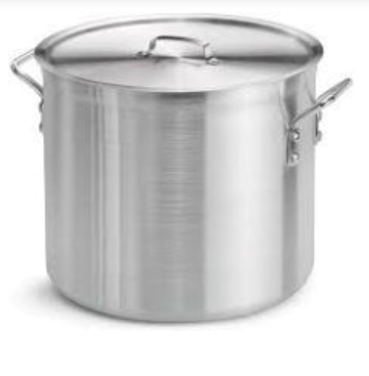 סיר אלומיניום קוטר 48 גבוה 67 ליטר גובה 37 ס"מ + מכסה תוצרת הארץ