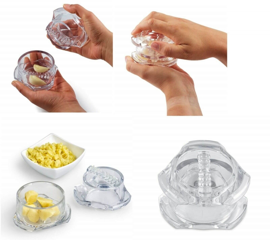 טוחן שום ג'ינג'ר ושורשים שקוף ZYLISS