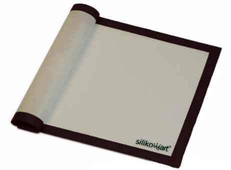 משטח סיליקון 59.5/39.5 ס"מ לבן ושול אפור SILIKOMART
