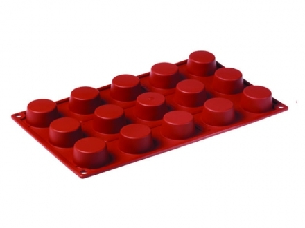 תבנית סיליקון 15 שקעים מיני קאפקייק PAVONI PETIT FOURl(תואם SF027)