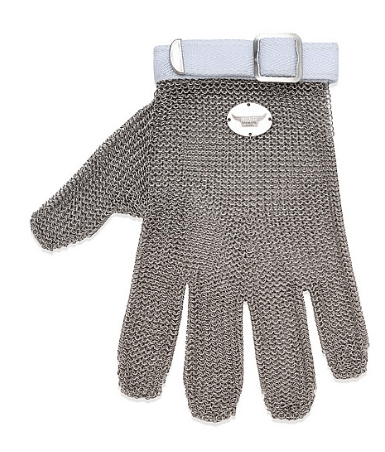 כפפה / כפפת נירוסטה 5 אצבעות S לבן  ( נמכר בבודד - לא כפפות)