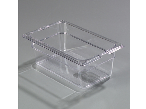 תבנית פוליקרבונט שקוף 1/4/100 (16.2/26.5 ג-10 ס"מ)(2.5 ליטר) ECONOMY